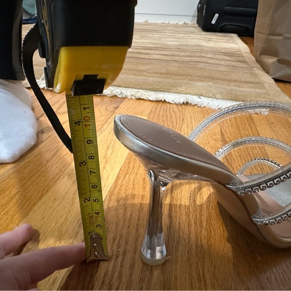 Mango Silver Rhinestone Heels - Picture 10 of 10